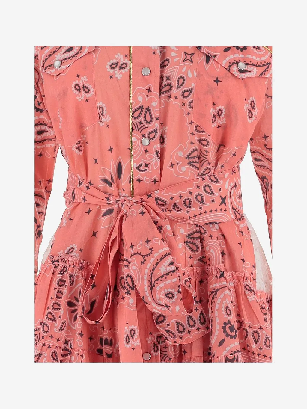 Pep's Cannes Bandana Print Shirt Dress
