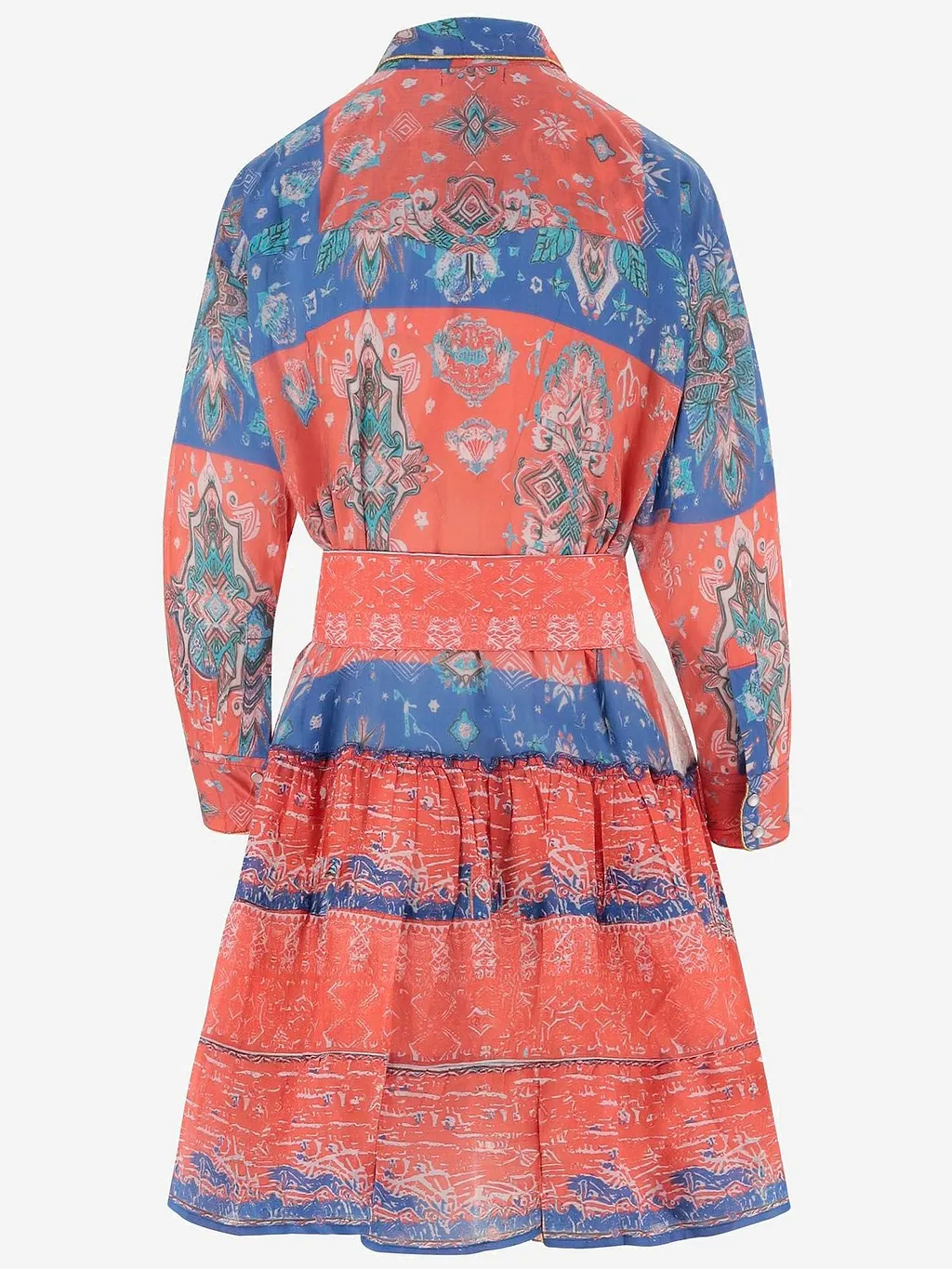 Pep's Cannes Printed Shirt Dress