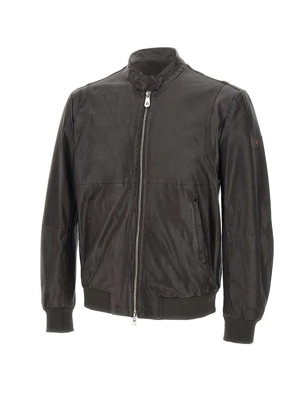Peuterey Tureia Leather Bomber Jacket