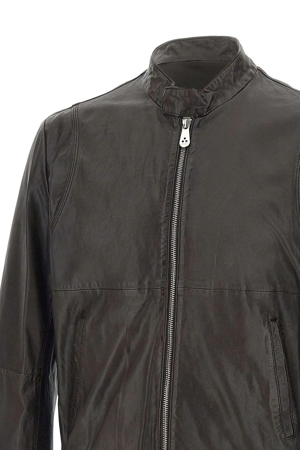 Peuterey Tureia Leather Bomber Jacket