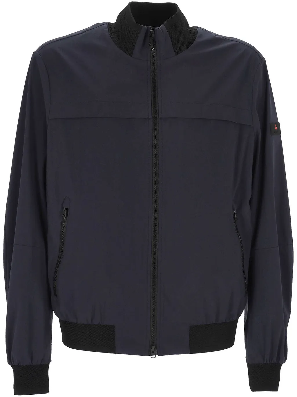 Peuterey Logo Patch Zip-Up Bomber Jacket