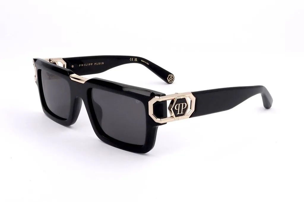 Philipp Plein Eyewear Rectangular Logo Sunglasses