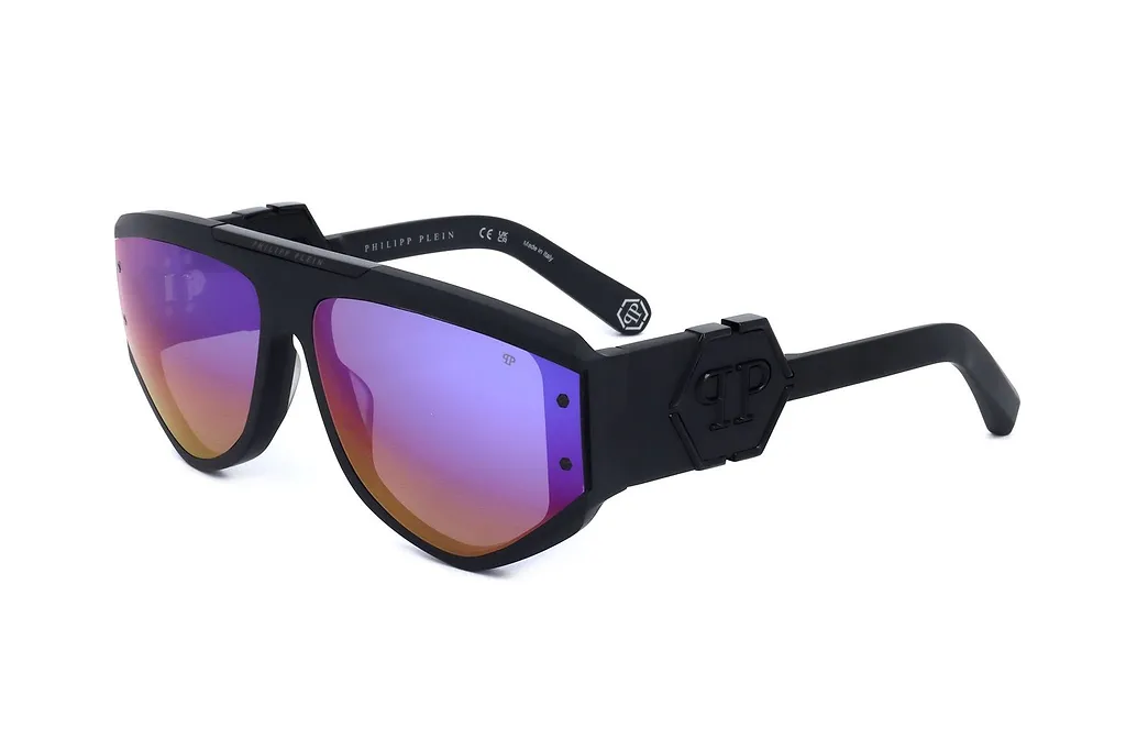 Philipp Plein Eyewear Shield Logo Sunglasses
