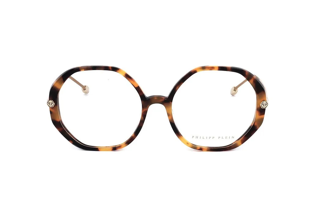 Philipp Plein Eyewear Vpp 053 Round Glasses And Frames