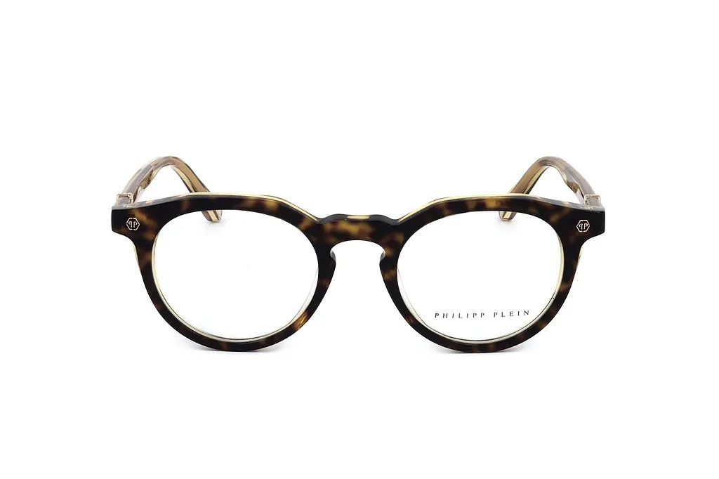 Philipp Plein Eyewear Vpp 060 Round Glasses