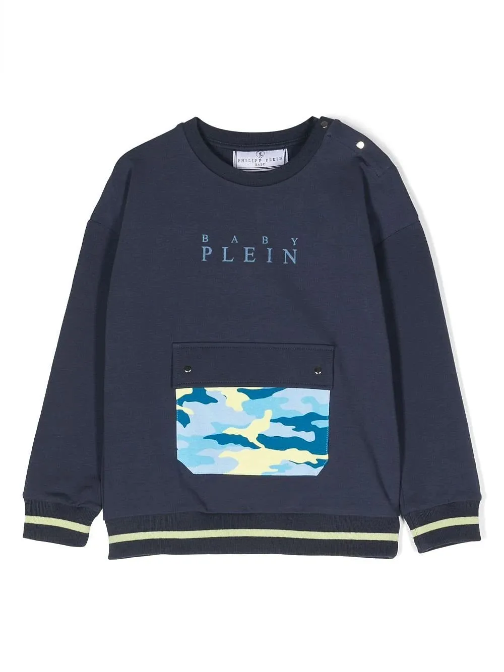 Philipp Plein Junior Logo Printed Crewneck Sweatshirt