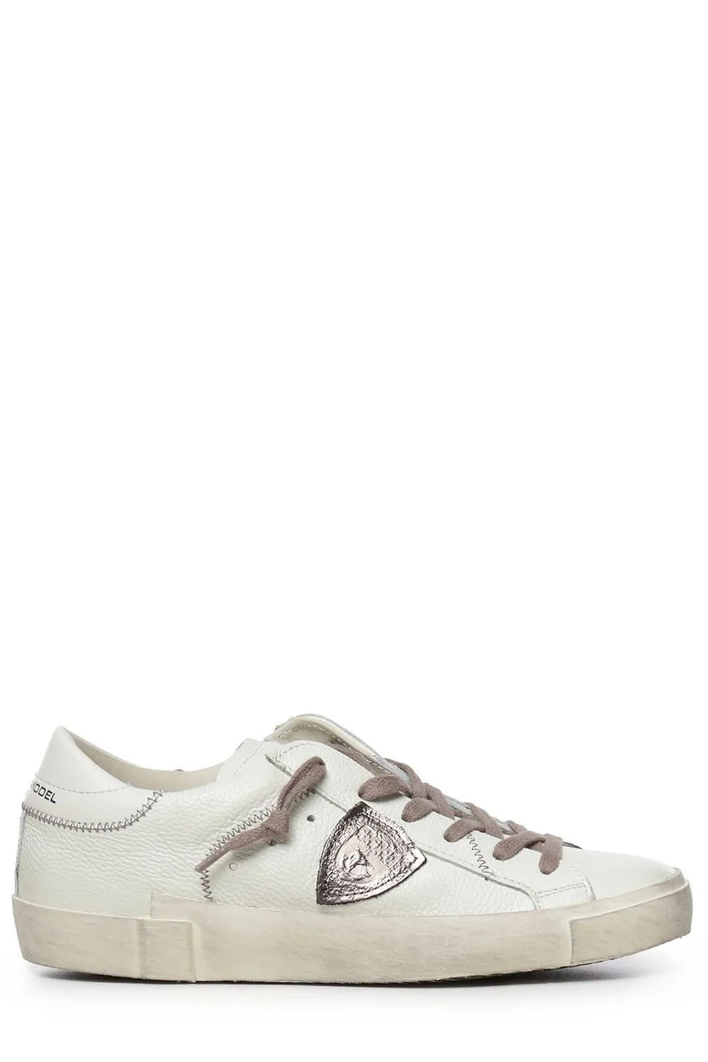 Philippe Model Distressed Low-Top Sneakers