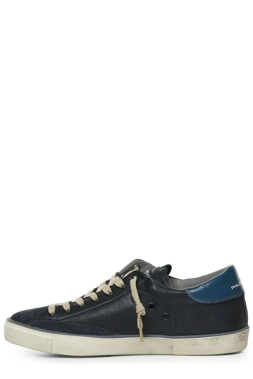 Philippe Model Prlu Distressed Low-Top Sneakers