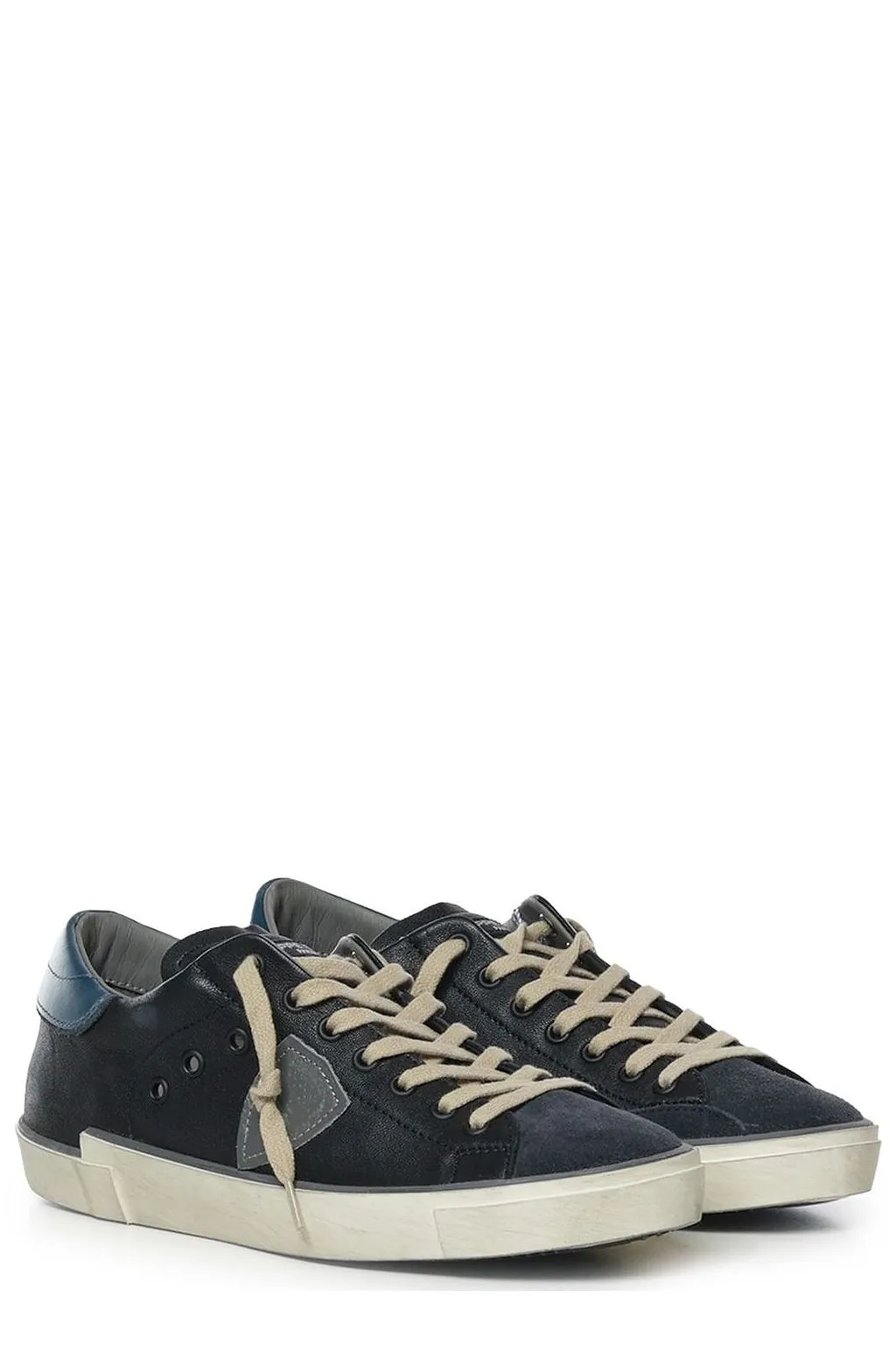 Philippe Model Prlu Distressed Low-Top Sneakers