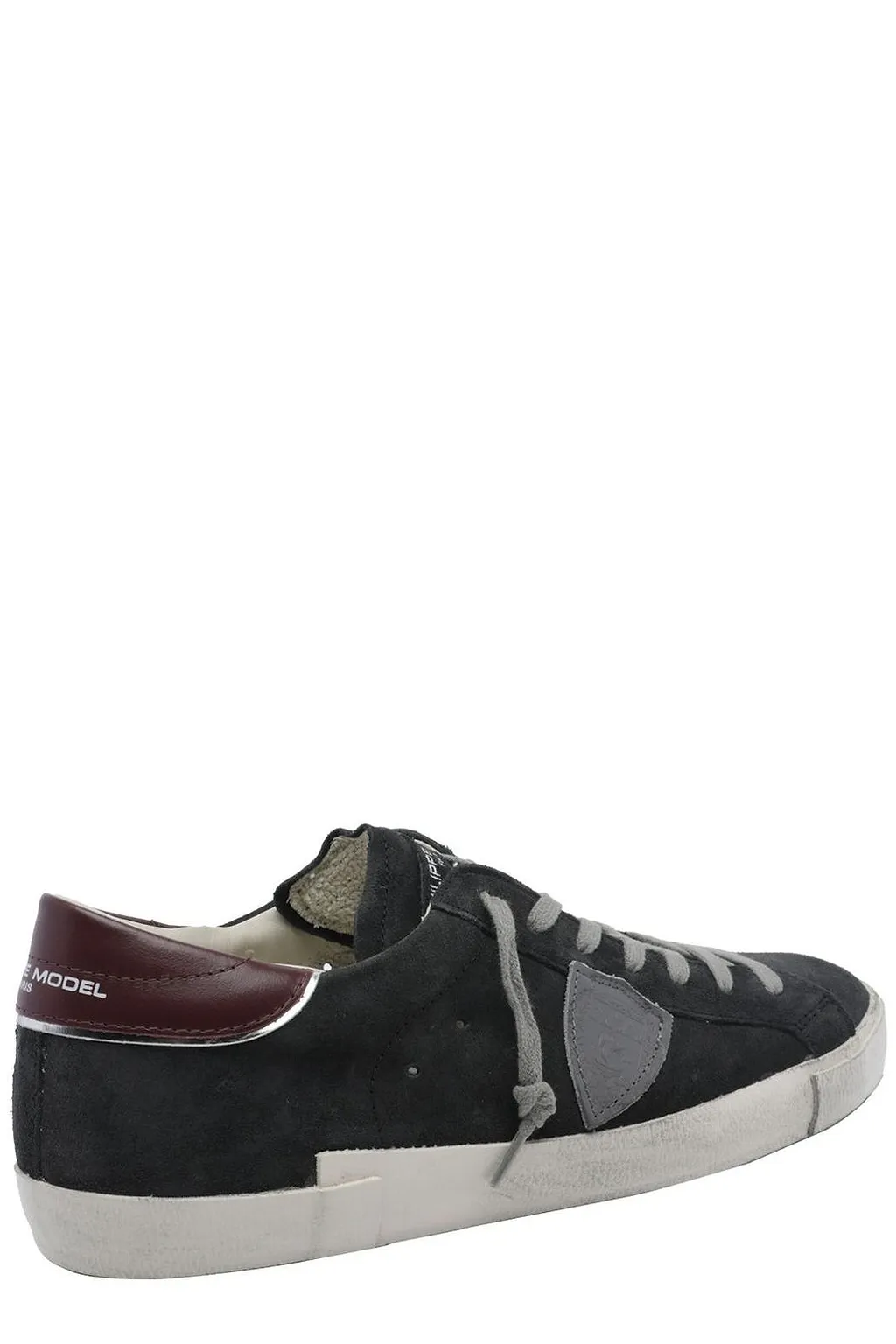 Philippe Model Logo Patch Lace-Up Sneakers