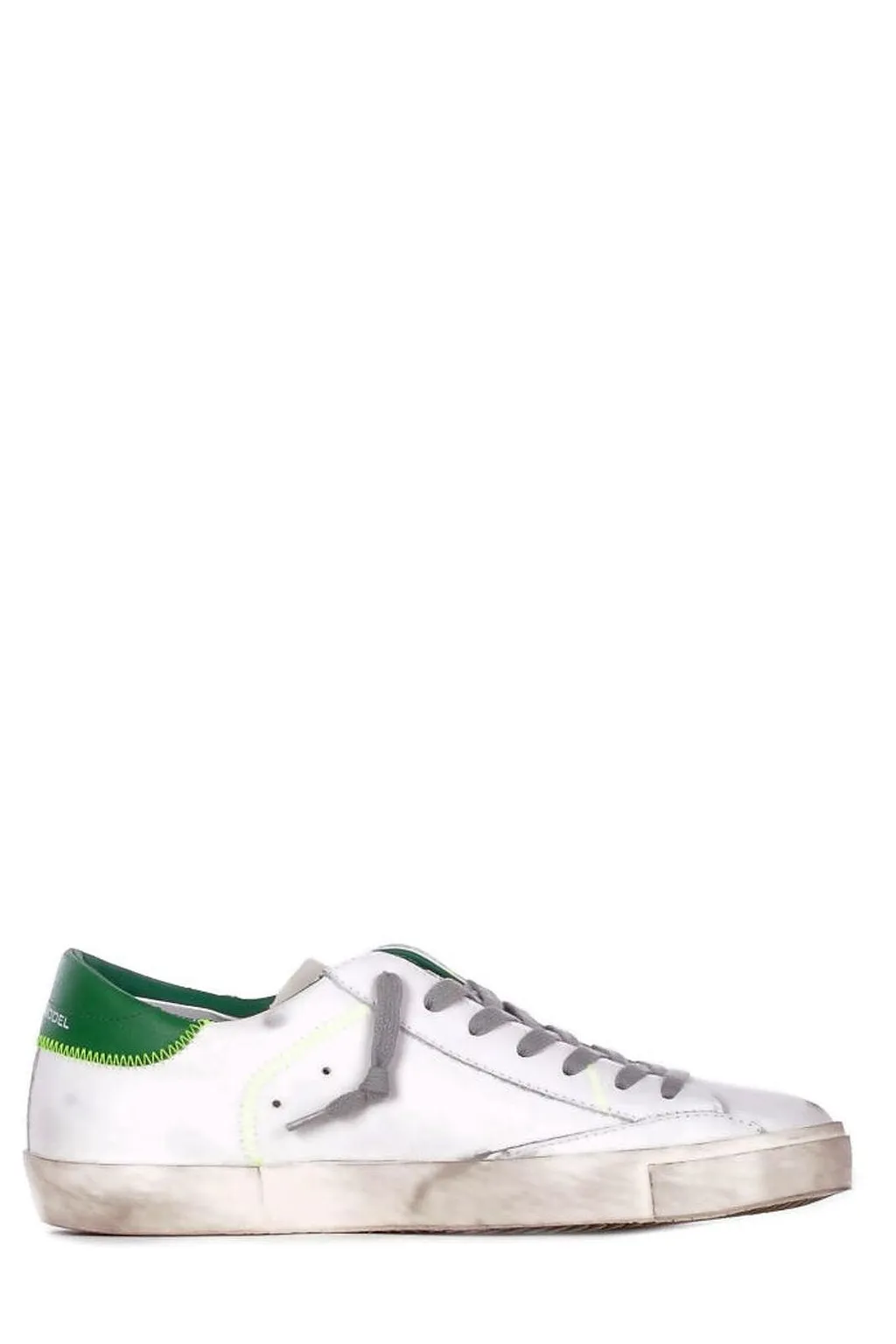 Philippe Model Logo Patch Lace-Up Sneakers