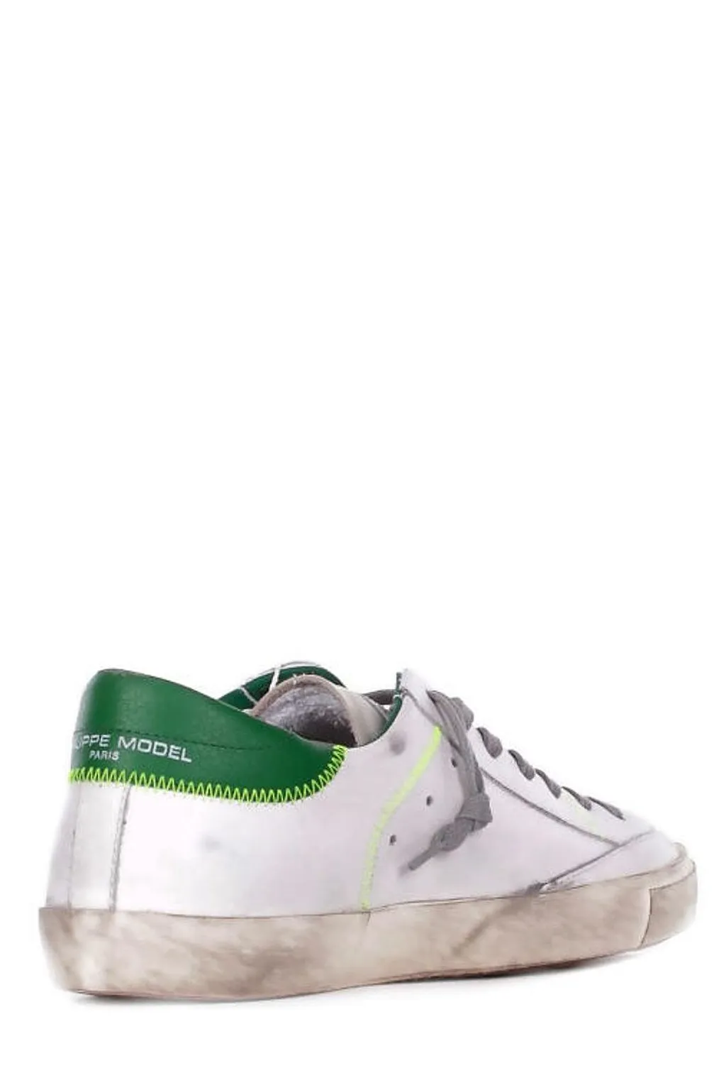 Philippe Model Logo Patch Lace-Up Sneakers