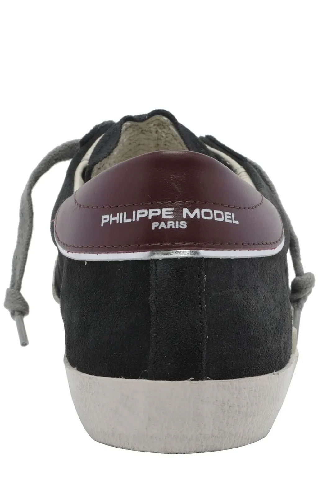 Philippe Model Logo Patch Lace-Up Sneakers