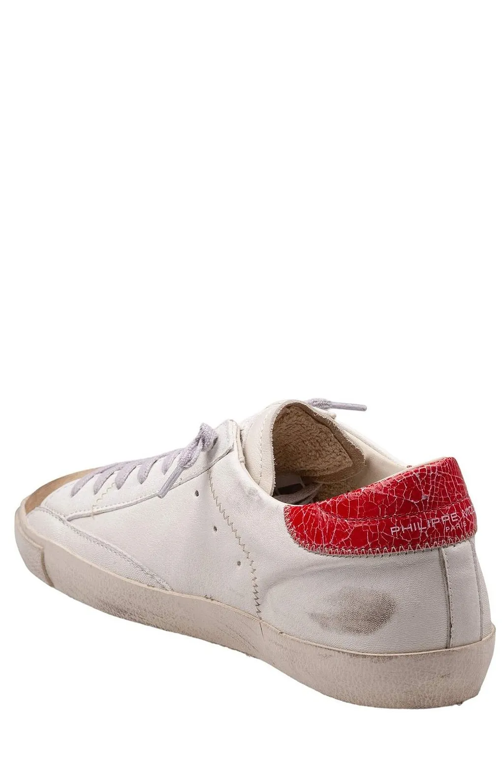 Philippe Model Logo Patch Low-Top Sneakers