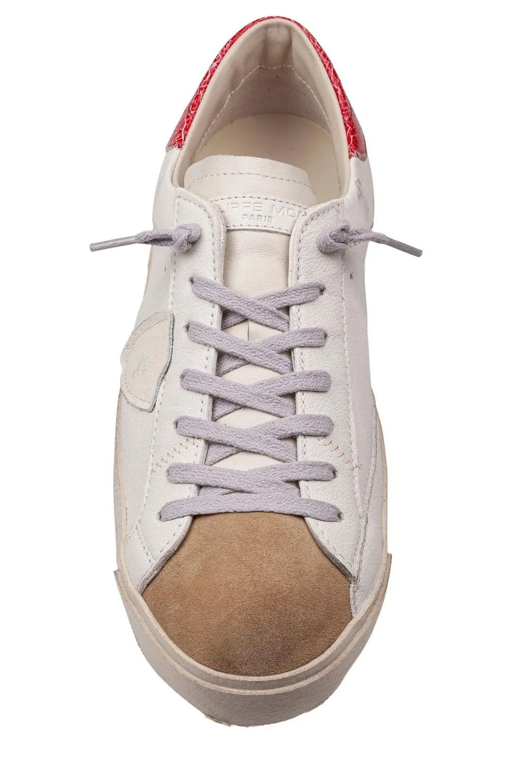 Philippe Model Logo Patch Low-Top Sneakers