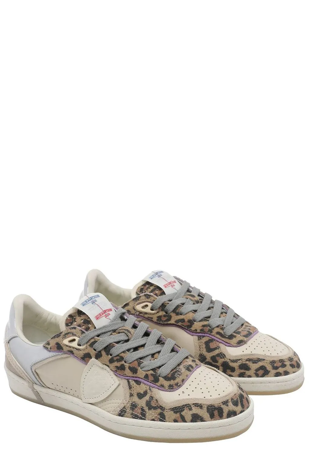 Philippe Model Pgal Animal-Print Low-Top Sneakers