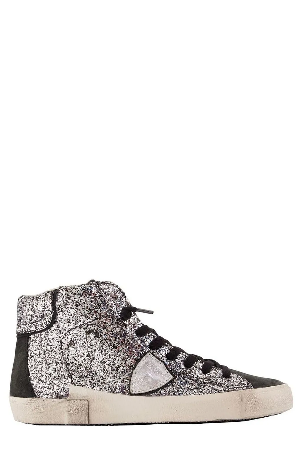 Philippe Model Prsx Glitter High-Top Sneakers