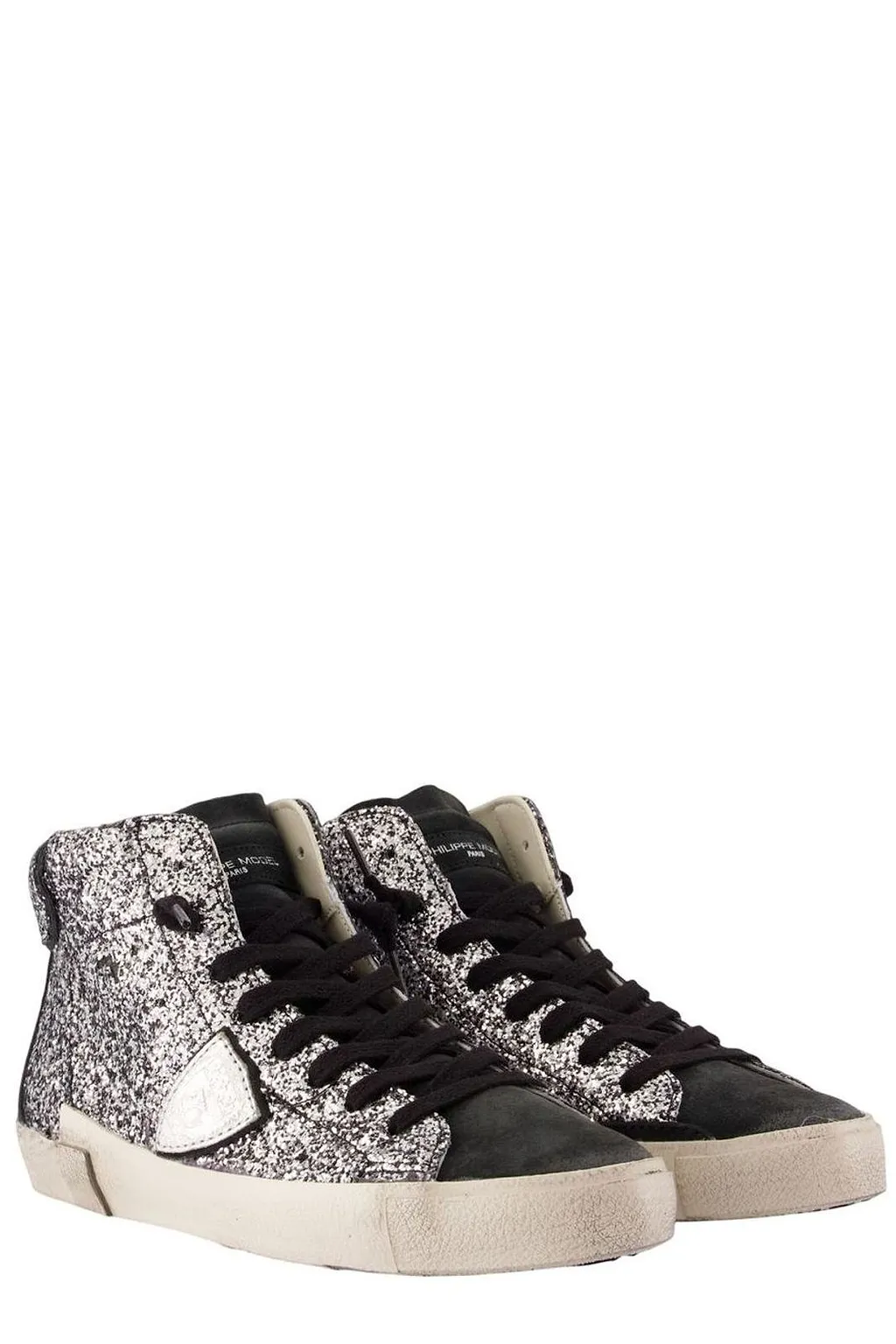 Philippe Model Prsx Glitter High-Top Sneakers