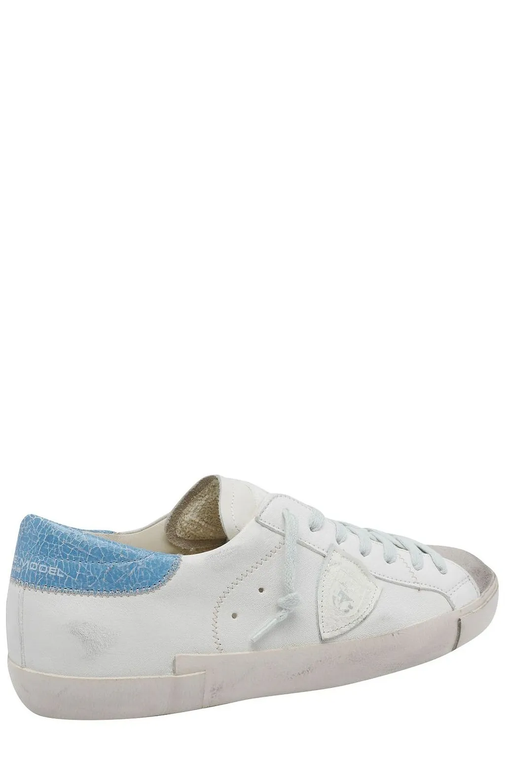 Philippe Model Prsx Logo Patch Lace-Up Sneakers