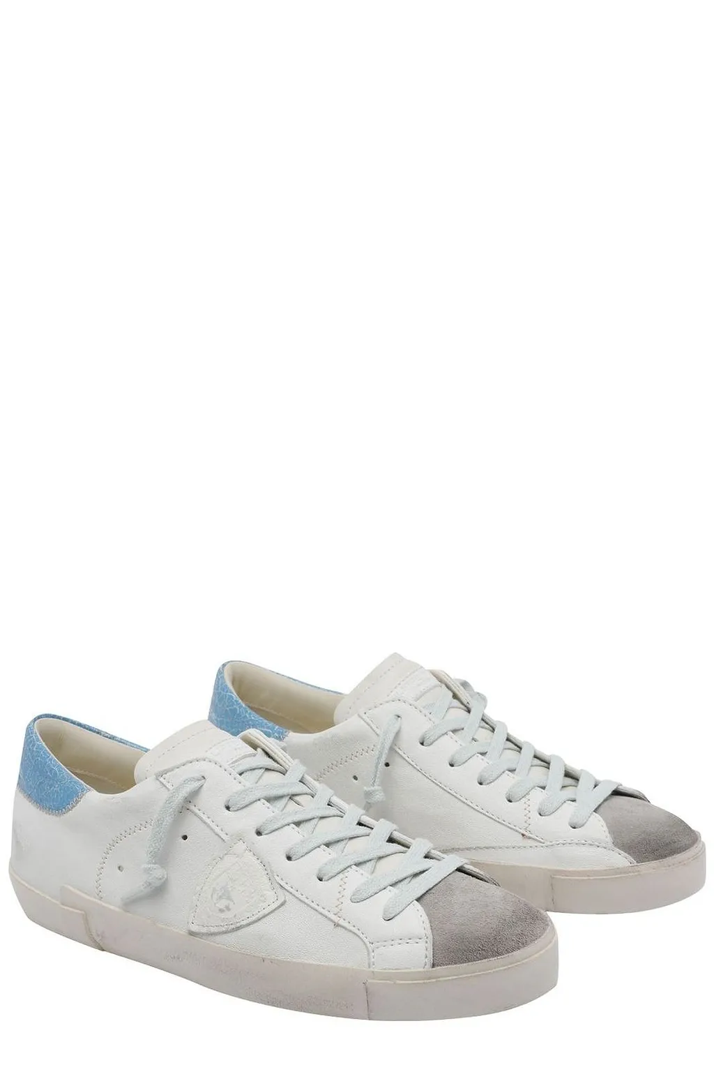 Philippe Model Prsx Logo Patch Lace-Up Sneakers