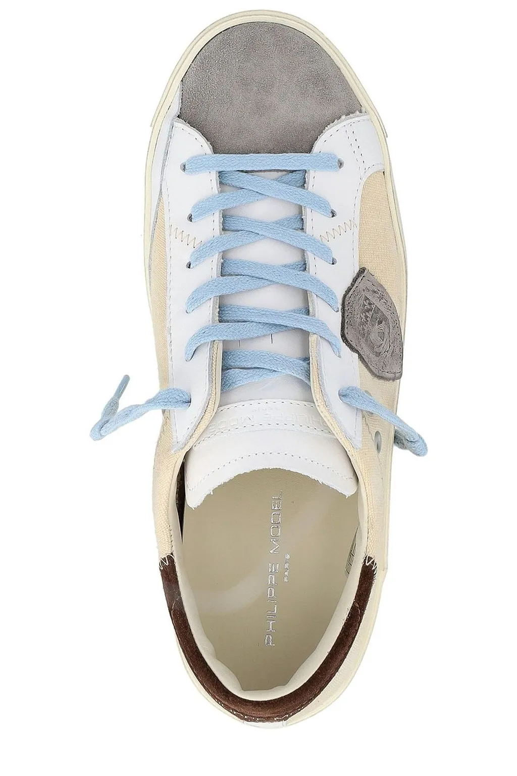 Philippe Model Prsx Logo Patch Lace-Up Sneakers