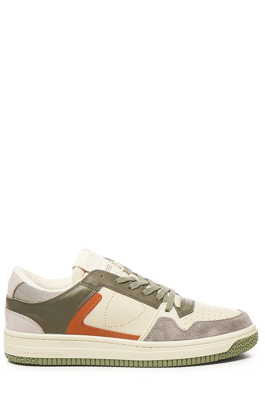 Philippe Model Round Toe Lace-Up Sneakers