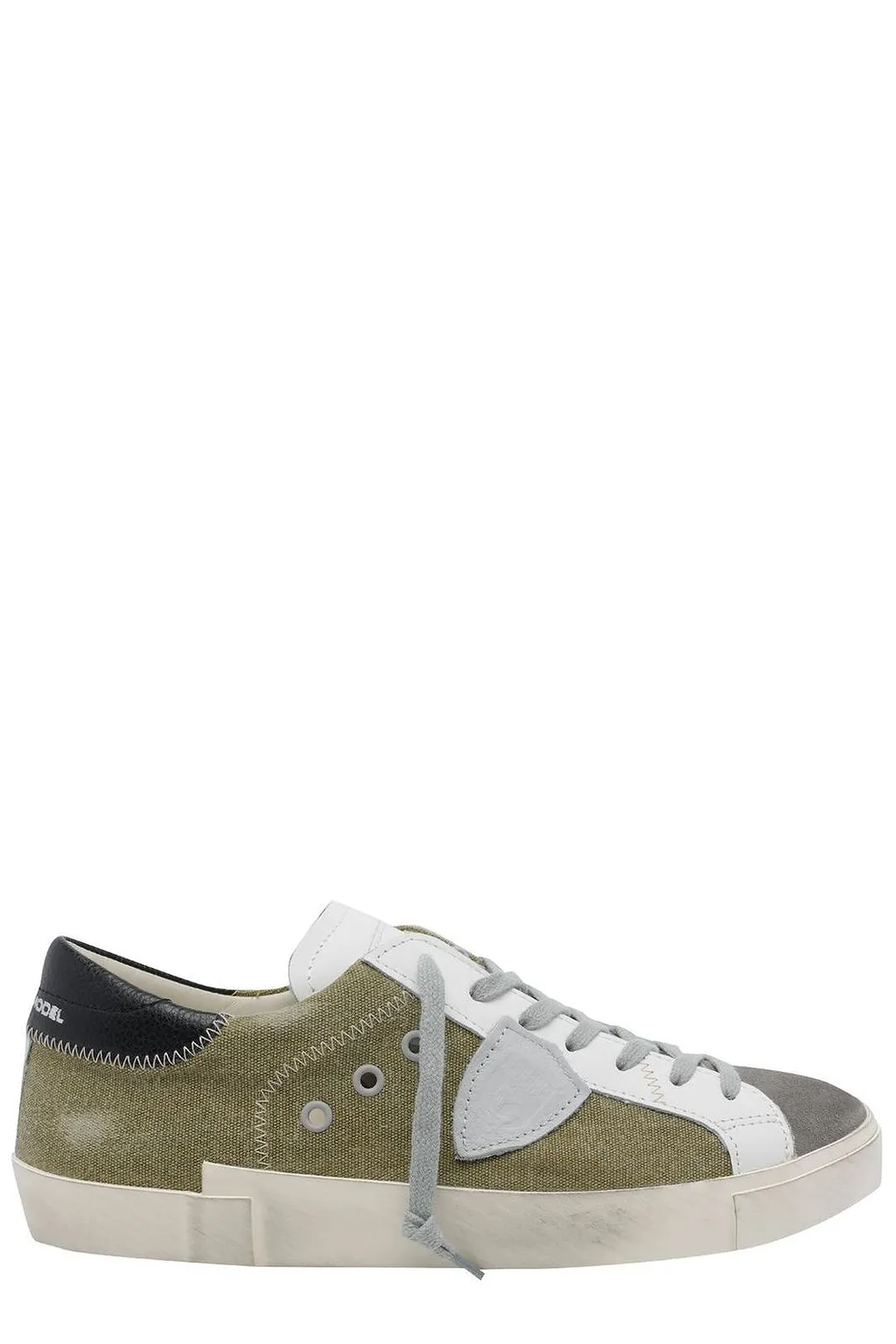Philippe Model Round Toe Lace-Up Sneakers
