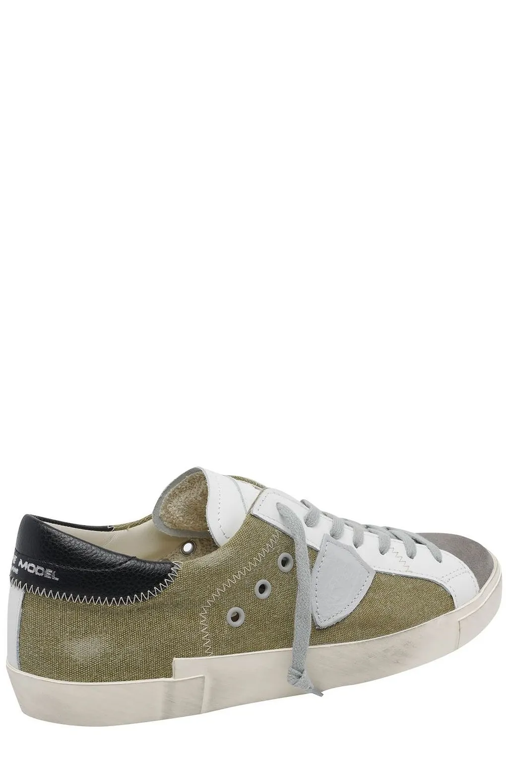 Philippe Model Round Toe Lace-Up Sneakers
