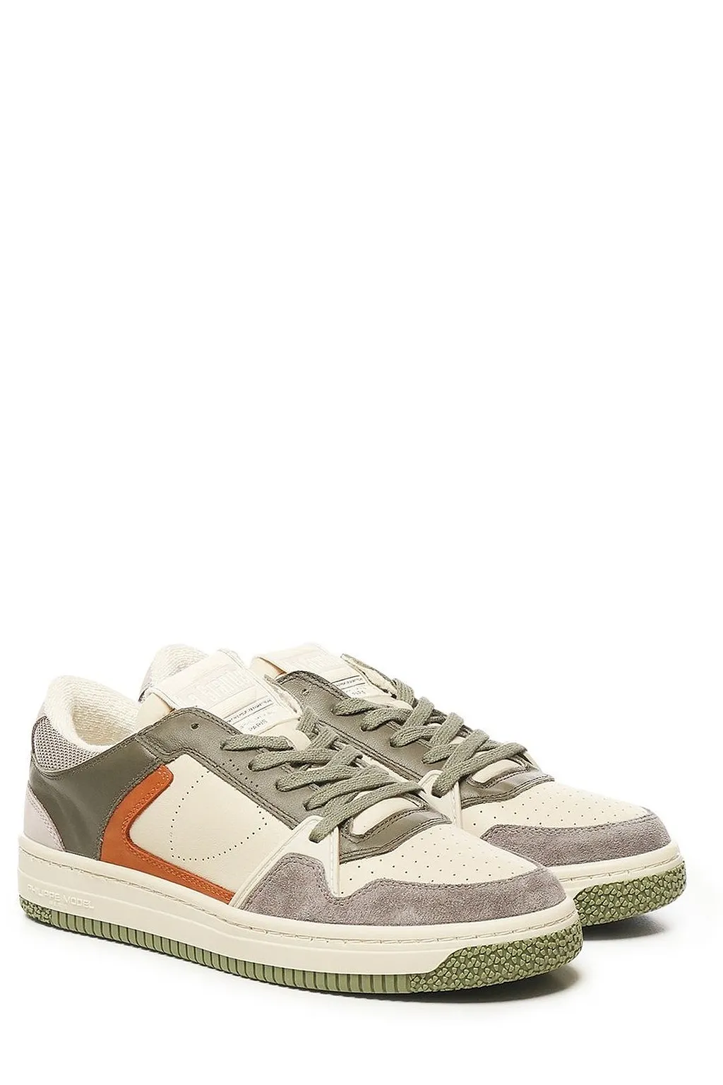 Philippe Model Round Toe Lace-Up Sneakers