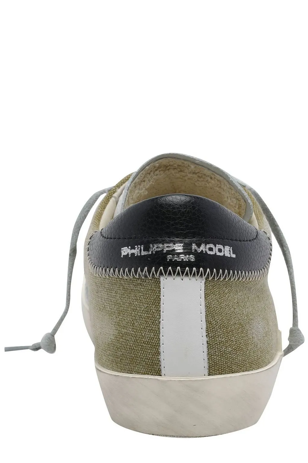 Philippe Model Round Toe Lace-Up Sneakers