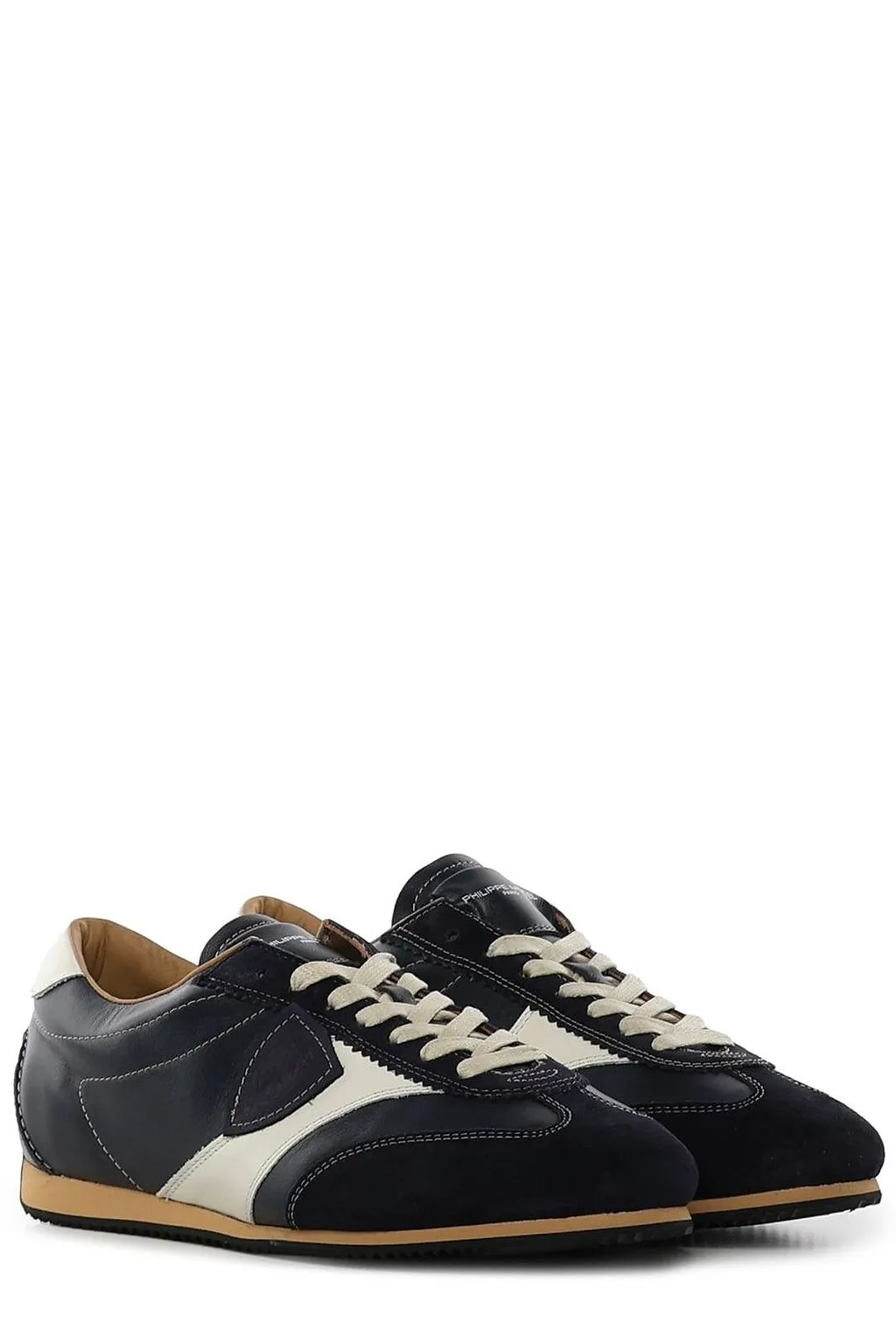 Philippe Model Suede Panel Low-Top Sneakers
