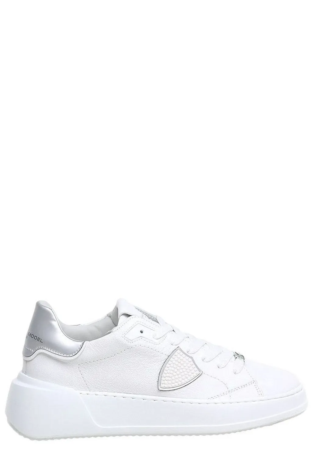 Philippe Model Tres Temple Logo Patch Sneakers