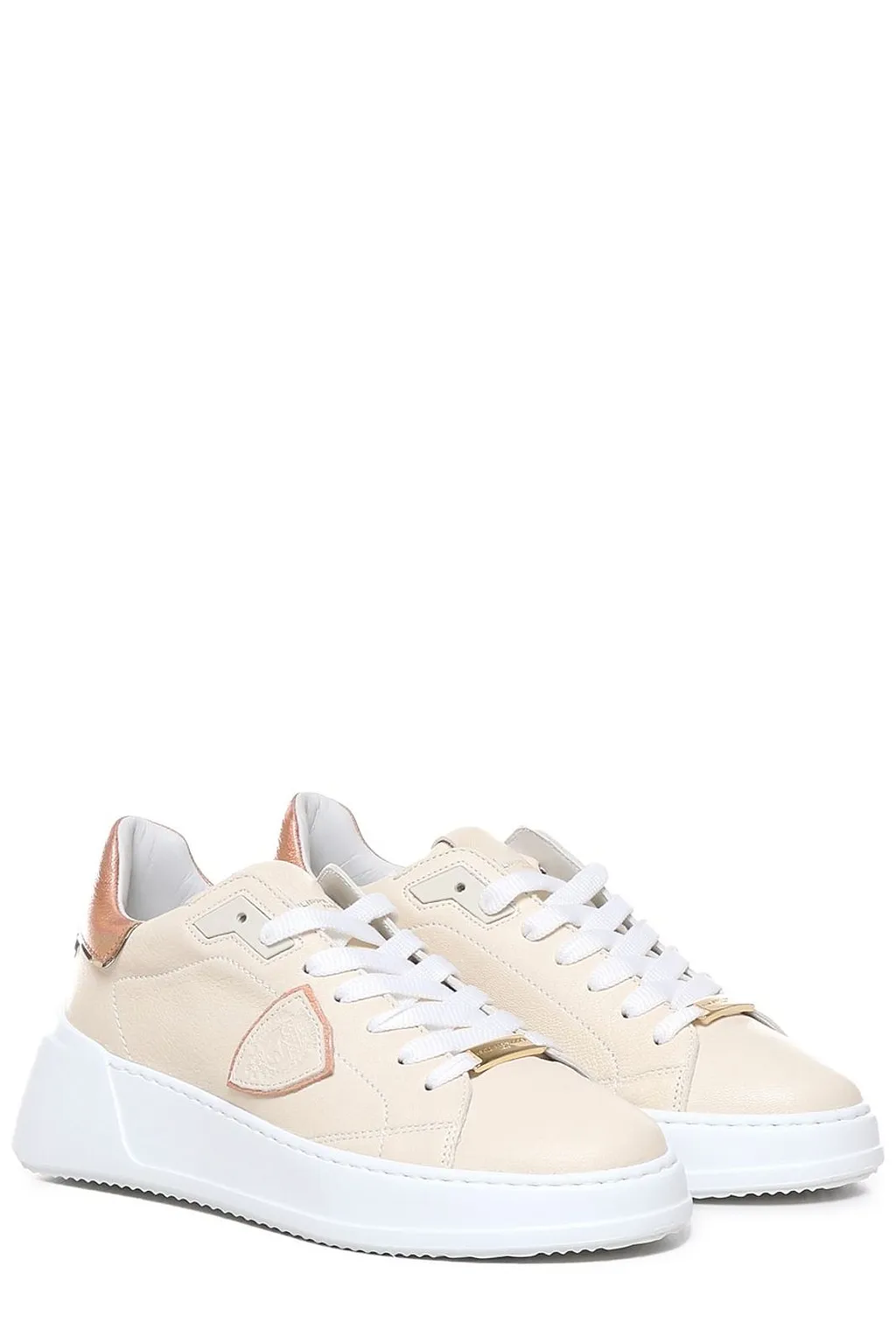 Philippe Model Tres Temple Lace-Up Sneakers