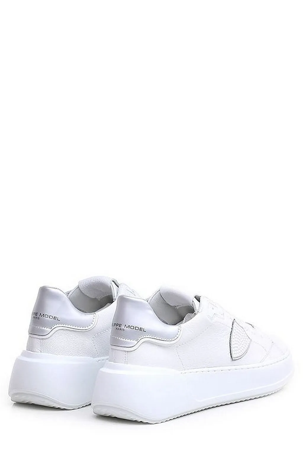 Philippe Model Tres Temple Logo Patch Sneakers