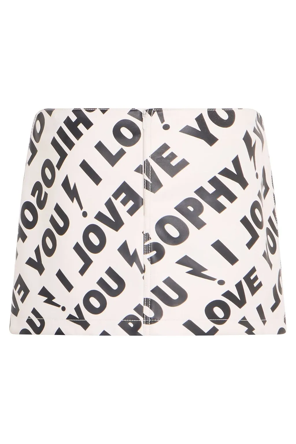 Philosophy Di Lorenzo Serafini Allover Logo Mini Skirt