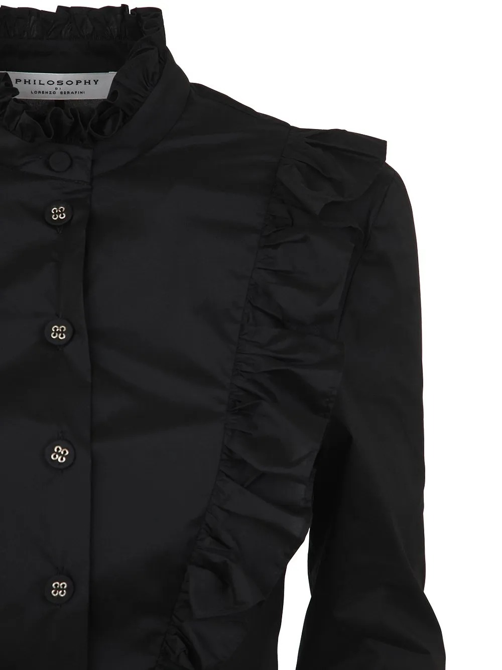 Philosophy Di Lorenzo Serafini Ruffled Long-Sleeved Shirt