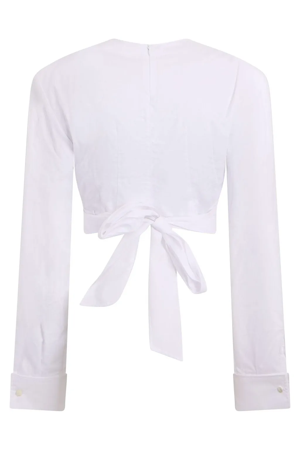 Philosophy Di Lorenzo Serafini Wrap Cropped Top