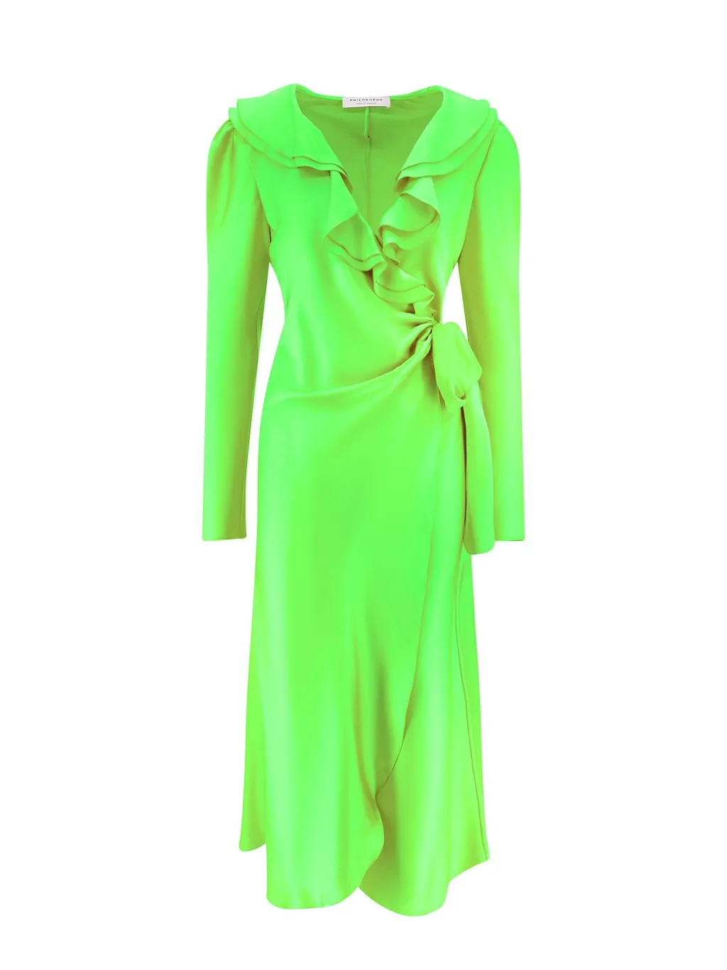 Philosophy Di Lorenzo Serafini Wrap Long-Sleeved Dress