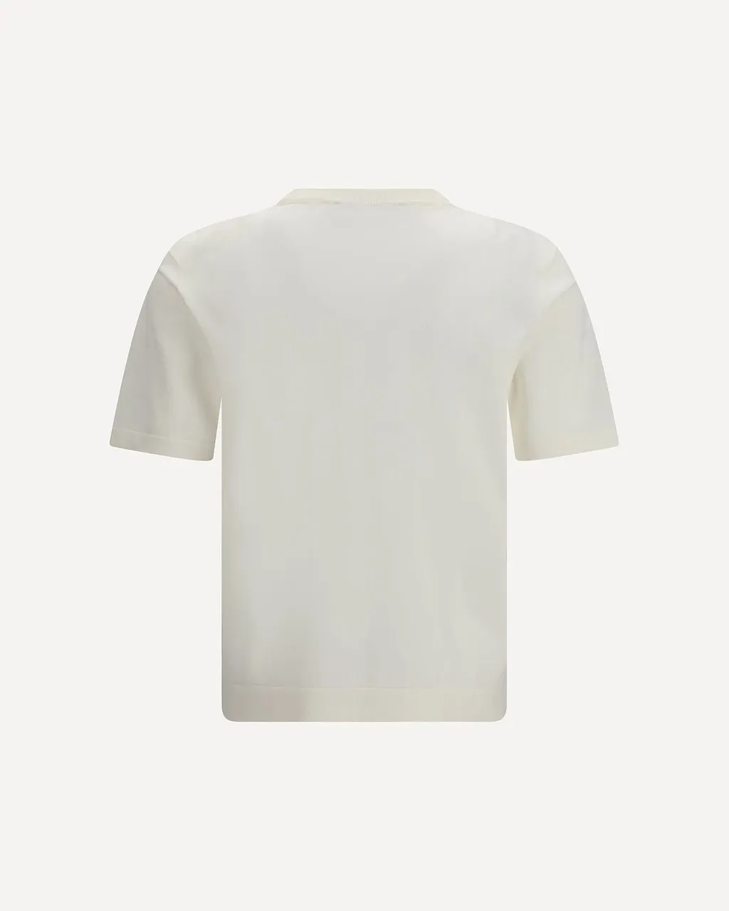 Piacenza Cashmere Short Sleeve Crewneck Sweater