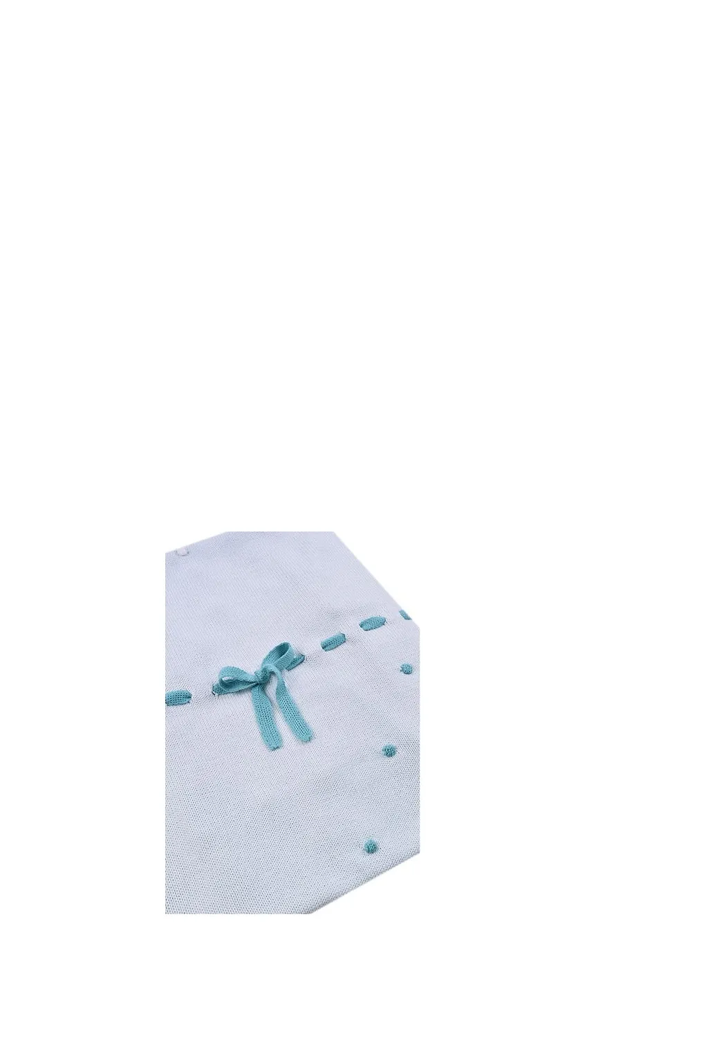 Piccola Giuggiola Bow Tie Detailed Blanket