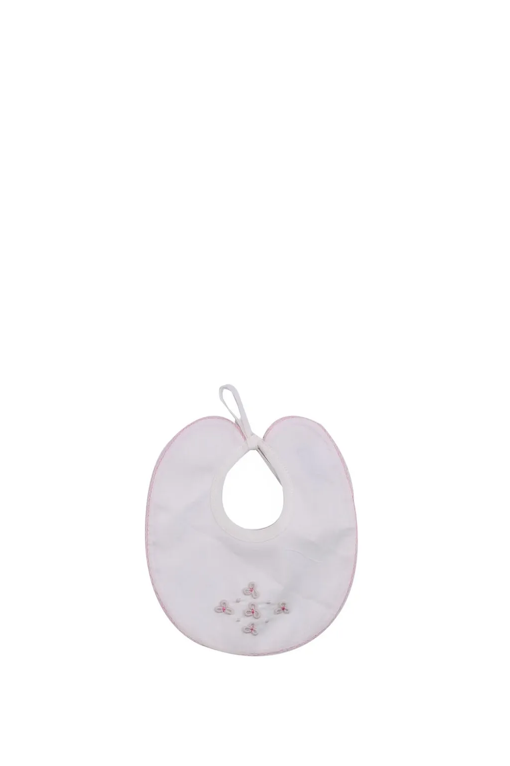 Piccola Giuggiola Flower Embroidered Bib
