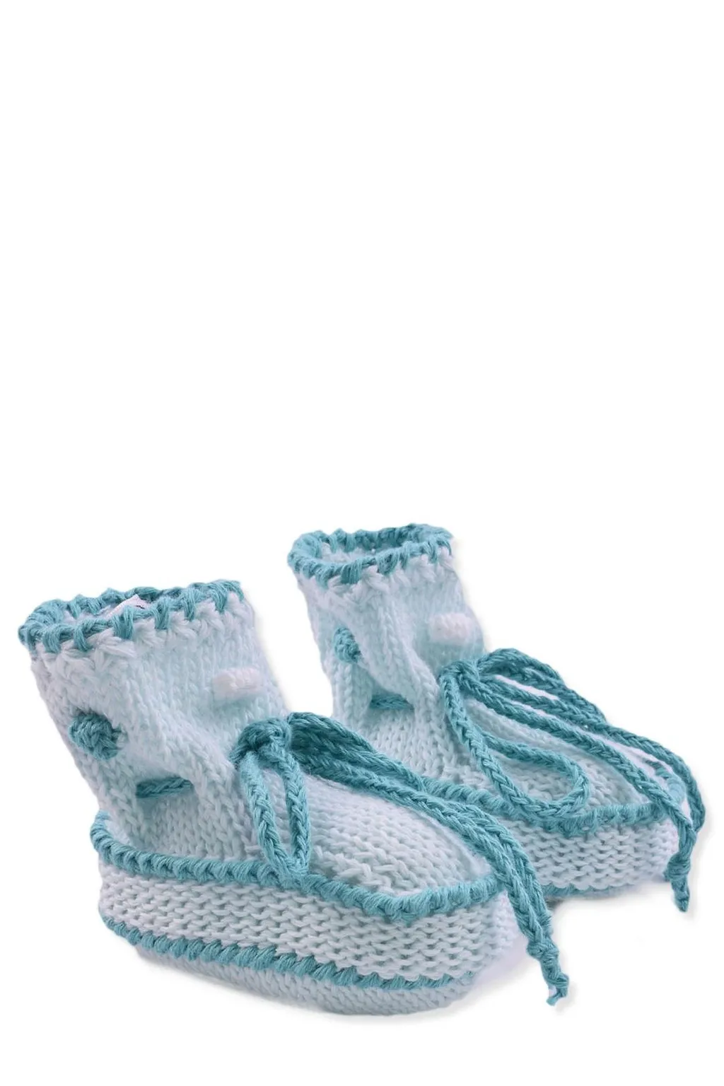 Piccola Giuggiola Lace-Up Knitted Pre-Walker Shoes