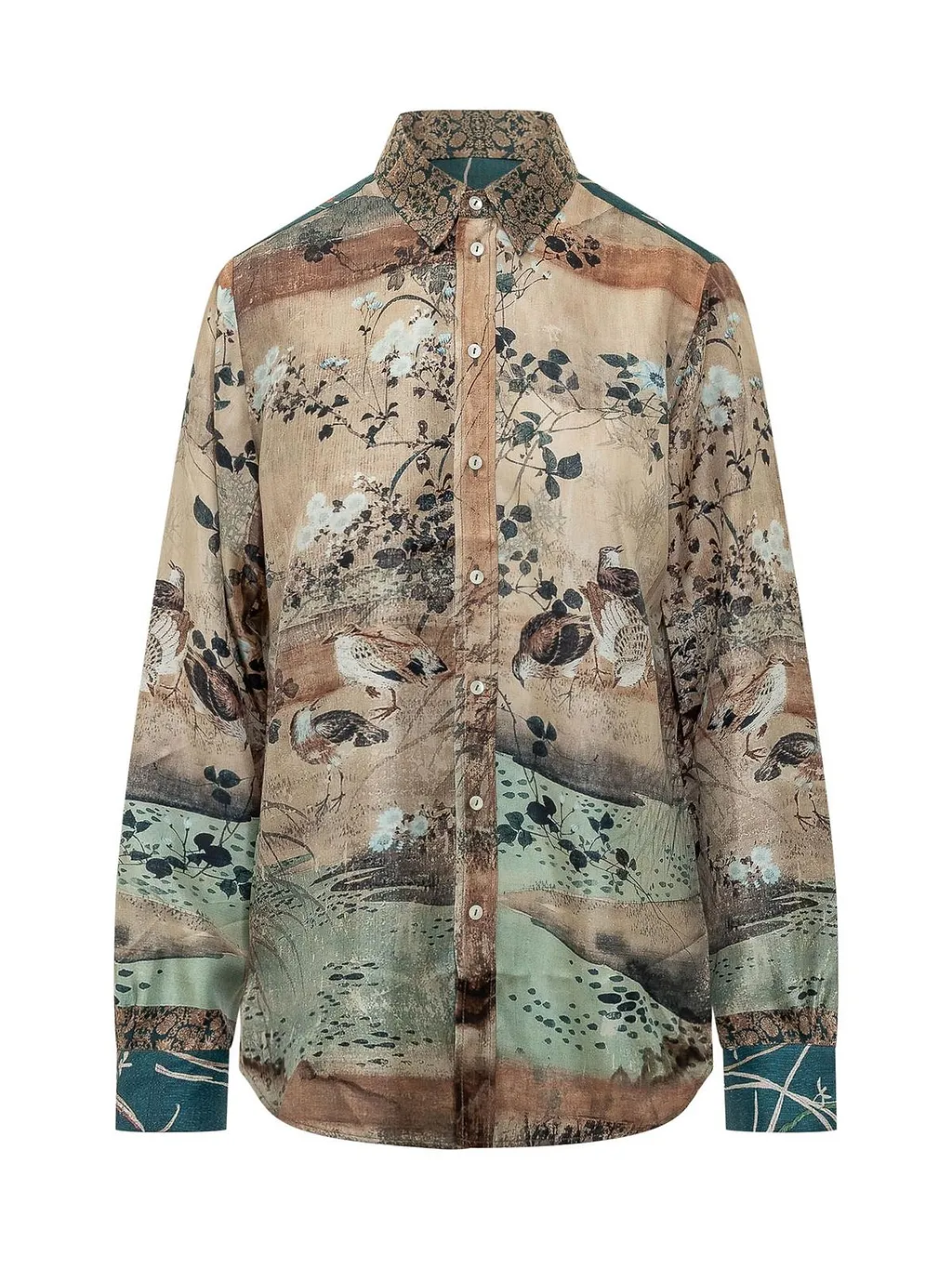 Pierre-Louis Mascia Aloe Printed Shirt