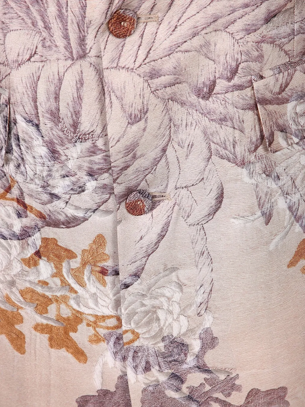 Pierre-Louis Mascia Floral Long Coat