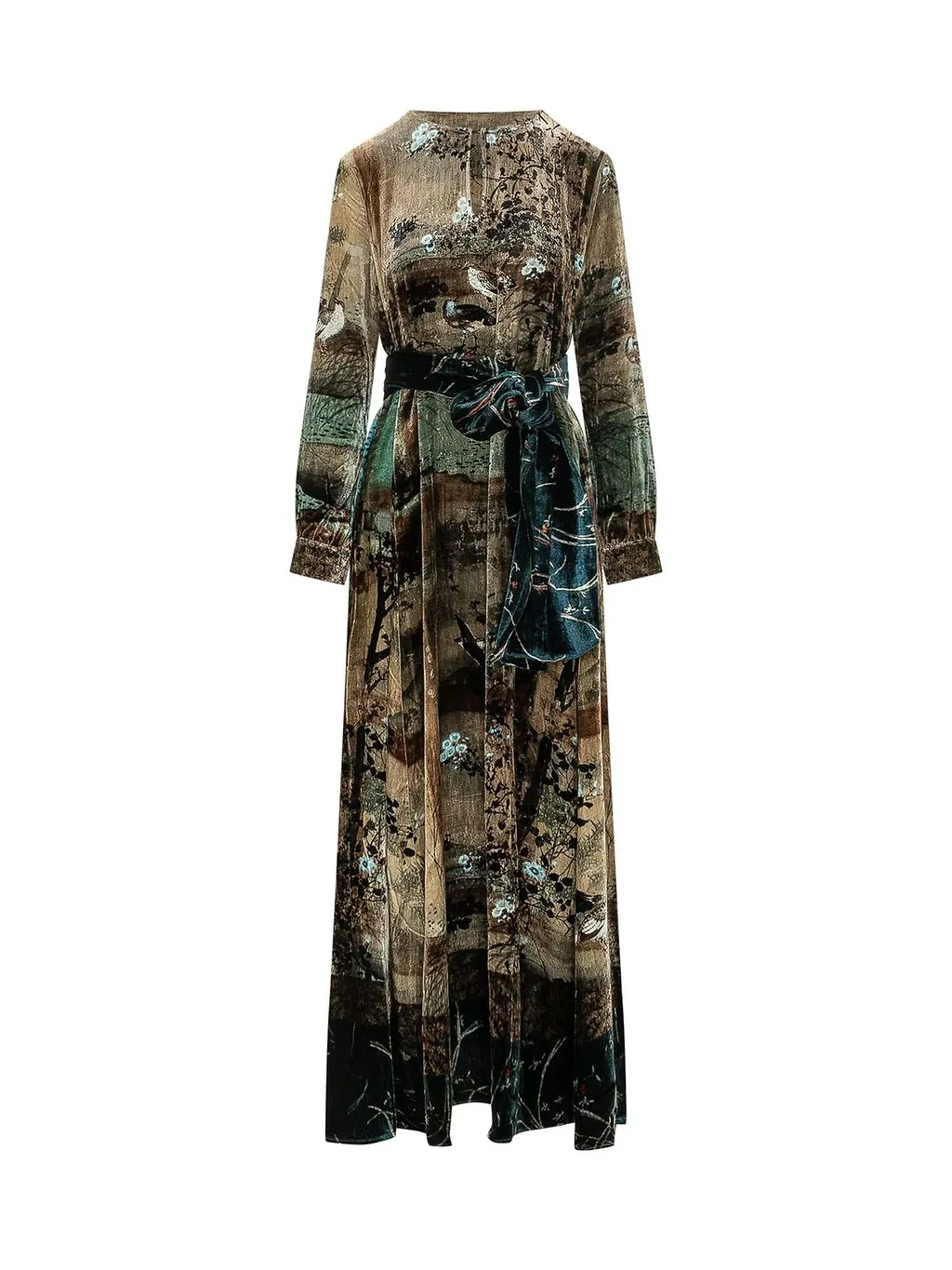 Pierre-Louis Mascia Kanpur Belted Maxi Dress