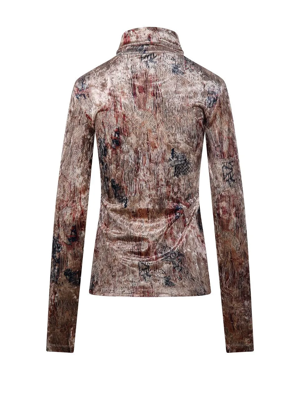Pierre-Louis Mascia Ranat Printed Turtleneck Top