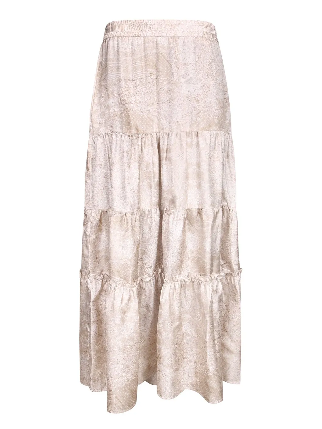 Pierre-Louis Mascia Tiered Ruffled Long Skirt