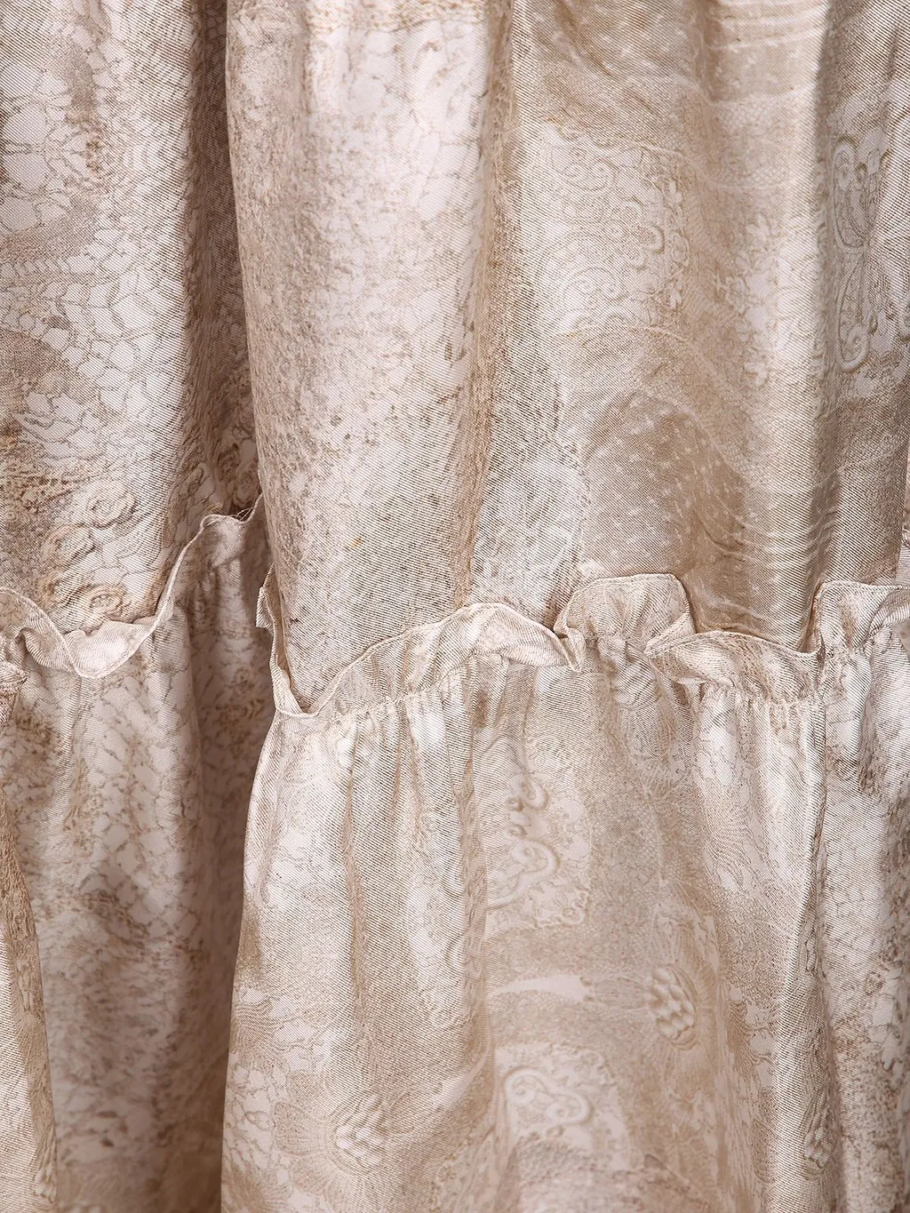 Pierre-Louis Mascia Tiered Ruffled Long Skirt