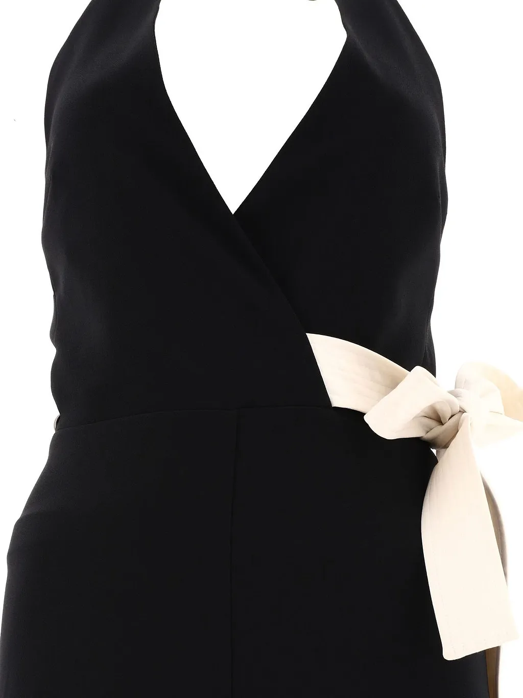 Pinko Halterneck Sleeveless Belted Jumpsuit