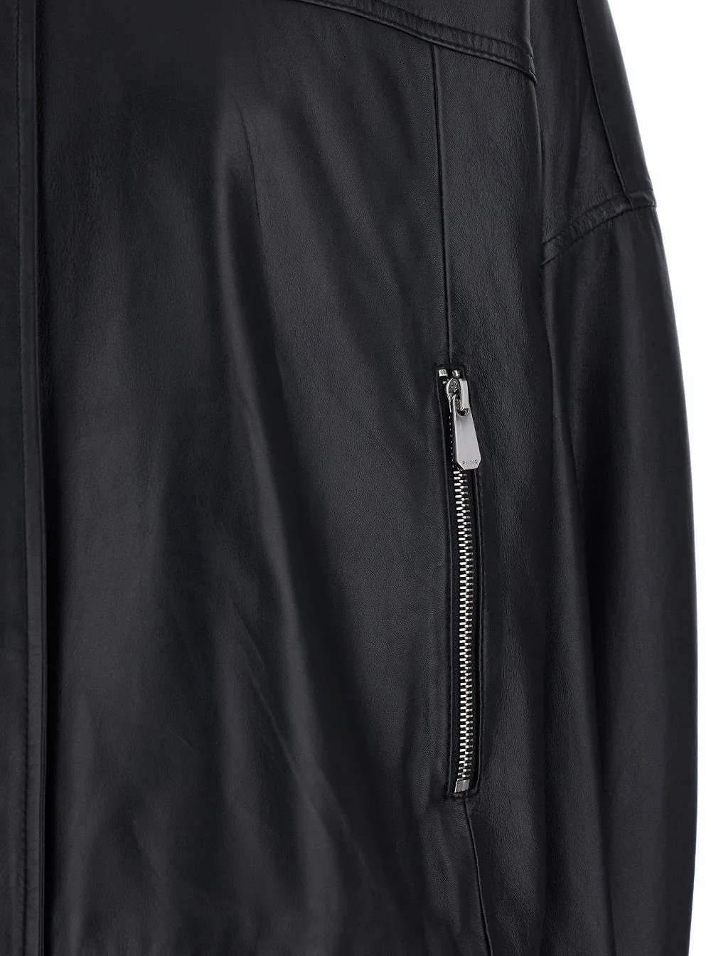 Pinko Leather Blouson Jacket